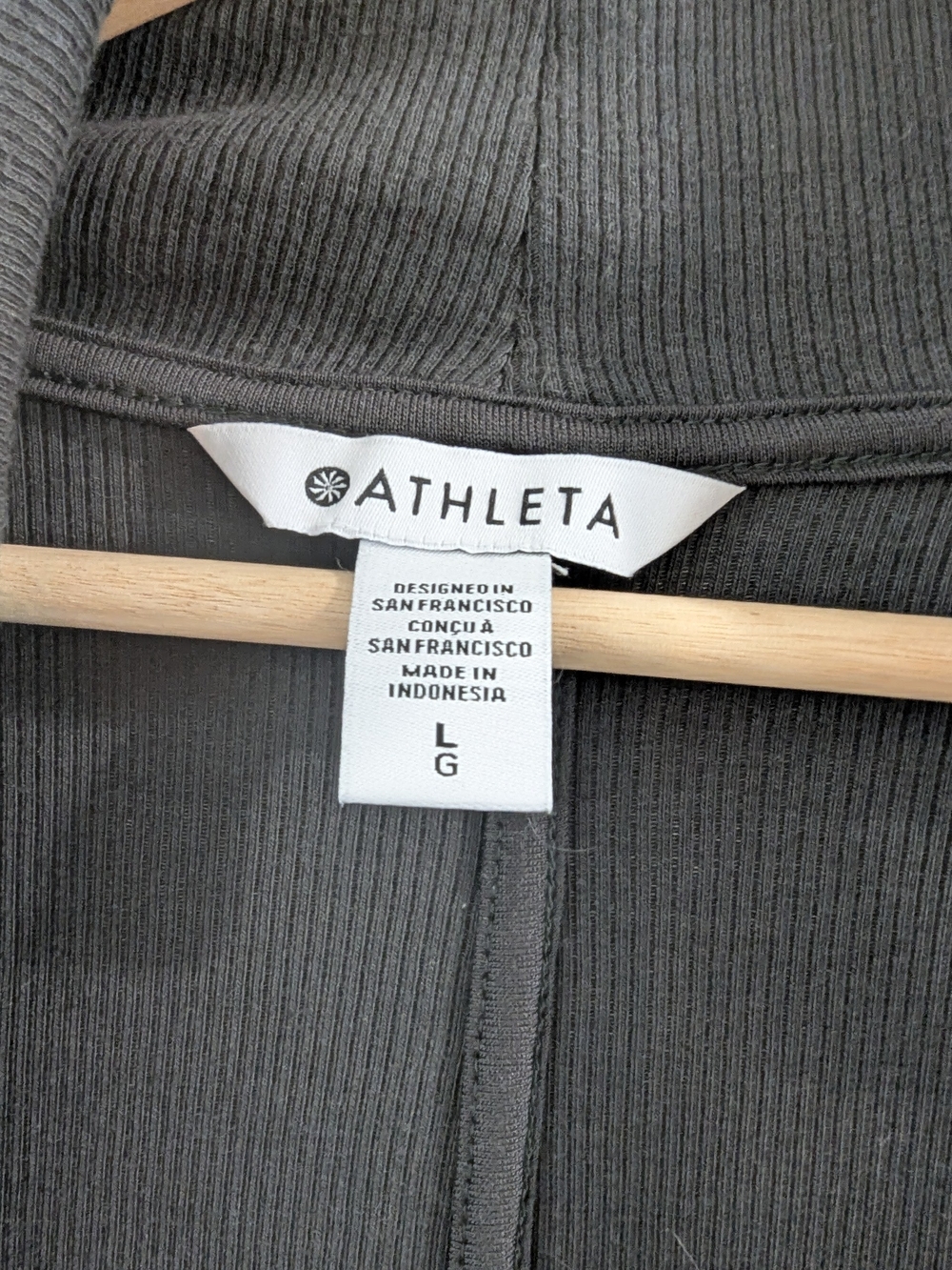 Athleta Ribbed Open Front Cardigan - Picture 7 of 8